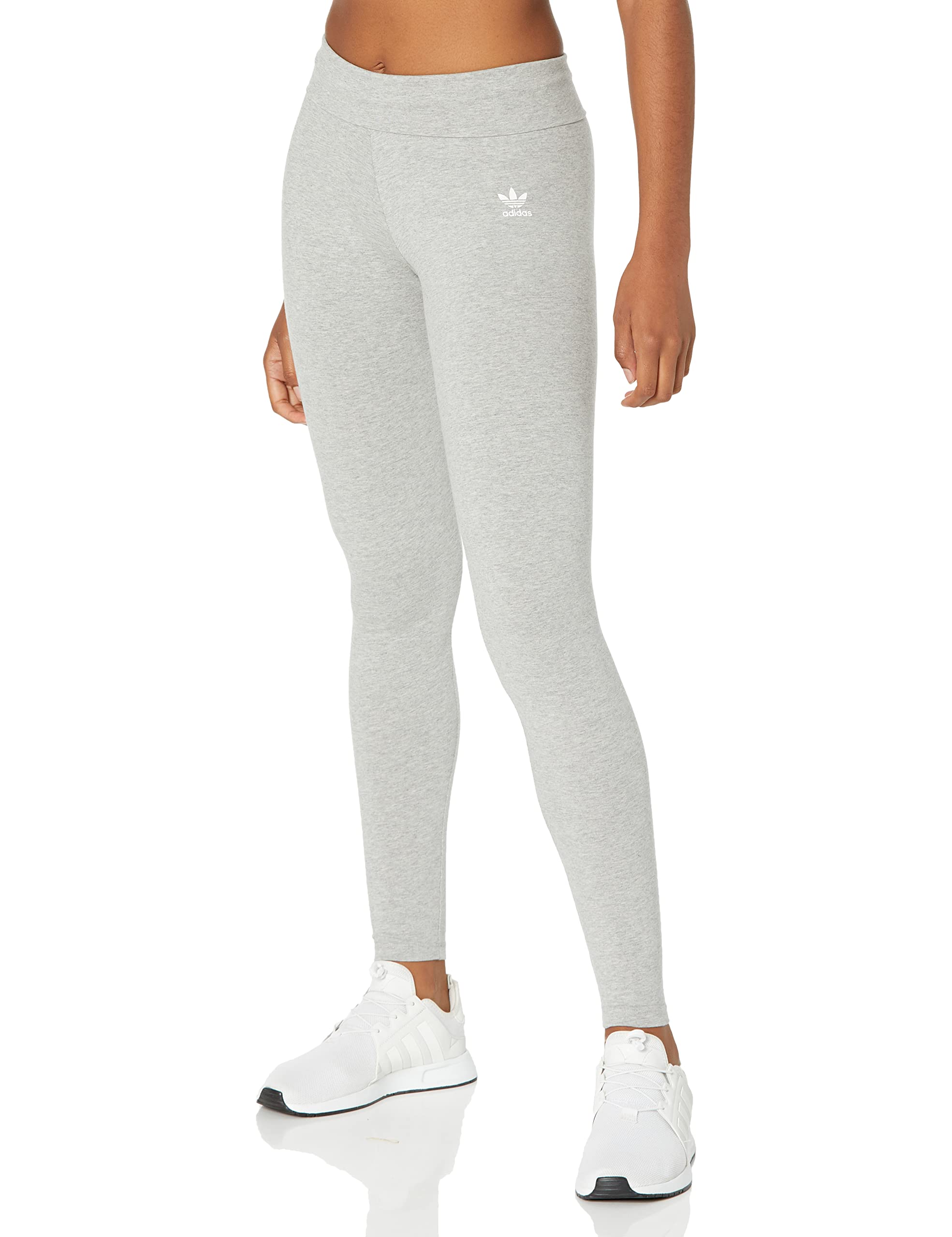 Adidas Originals Women's Adicolor Essentials Leggings - High Waist Yoga Pants for Workout, Running & Lounge Wear