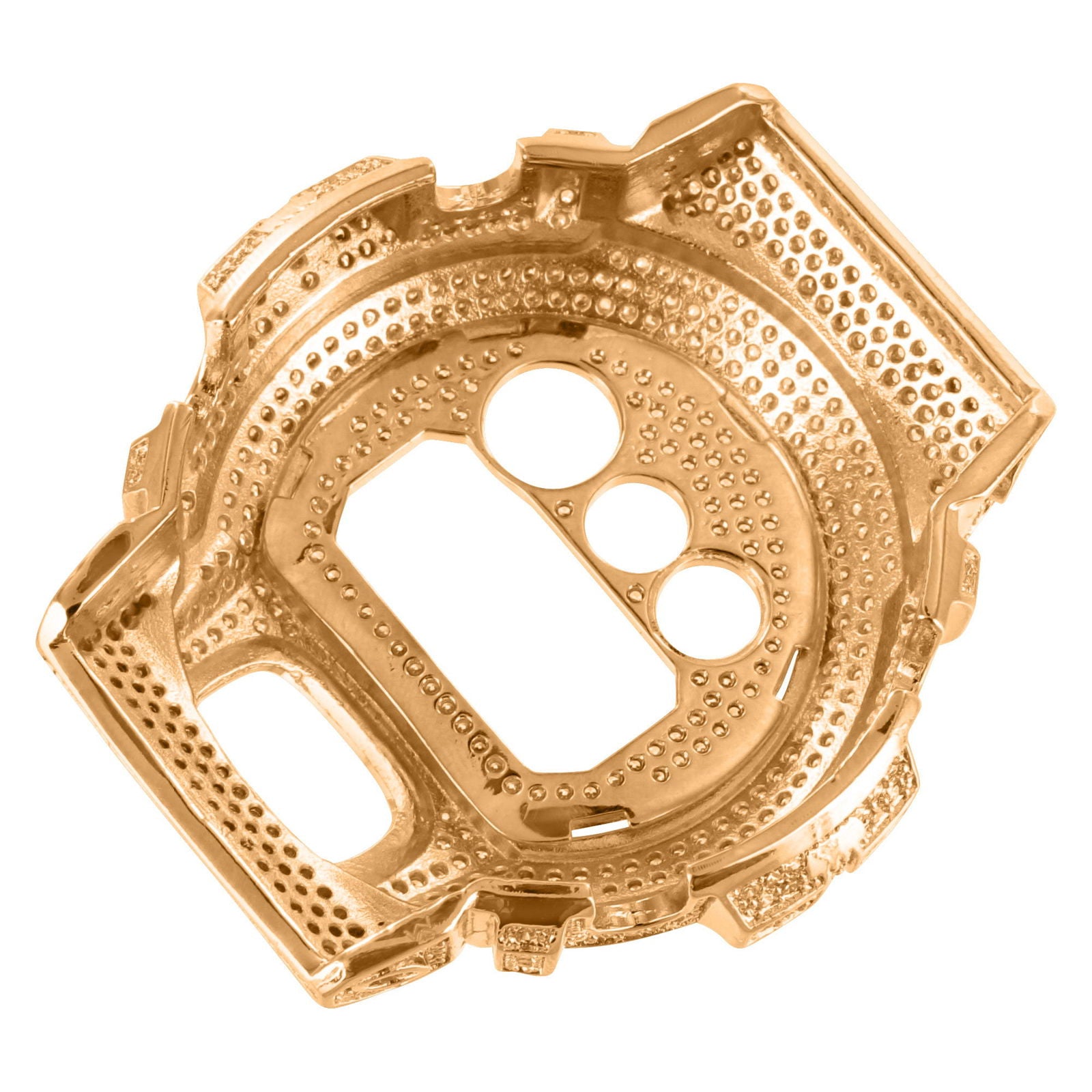 Custom Pink Simulated Stones Bezel Plate for G-Shock DW6900 Watch - Stylish & Durable Replacement Accessory for Men and Women - Perfect for Sports, Work, and Everyday Wear