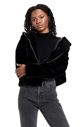 UGG Women's Mandy Faux Fur Hoodie - Cozy Winter Jacket with Soft Fleece Lining for Cold Weather, Outdoor Activities & Casual Wear