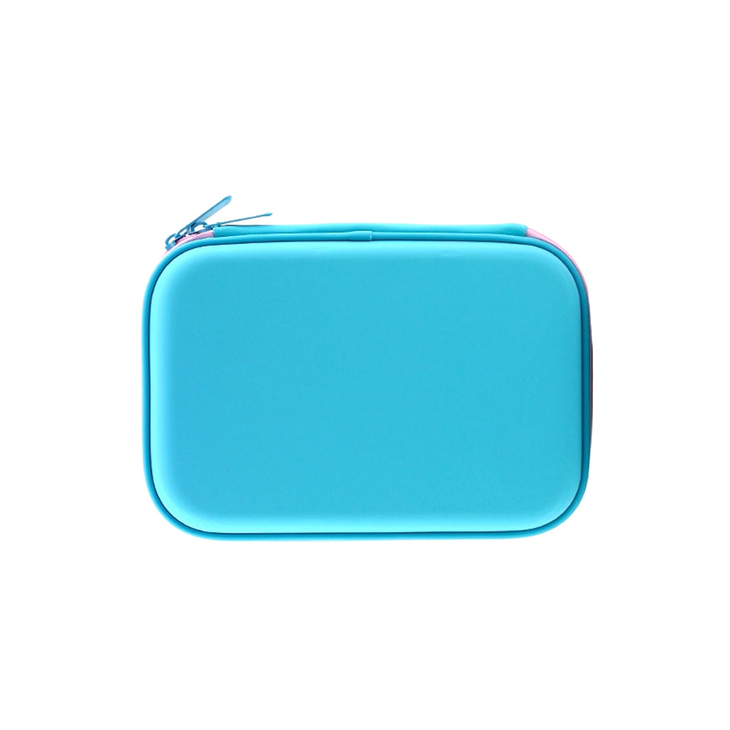 Kawaii Turquoise Hard Top Pencil Case - Durable School & Office Supplies for Students, Artists & Professionals | Perfect for Organizing Pens, Markers & Art Tools