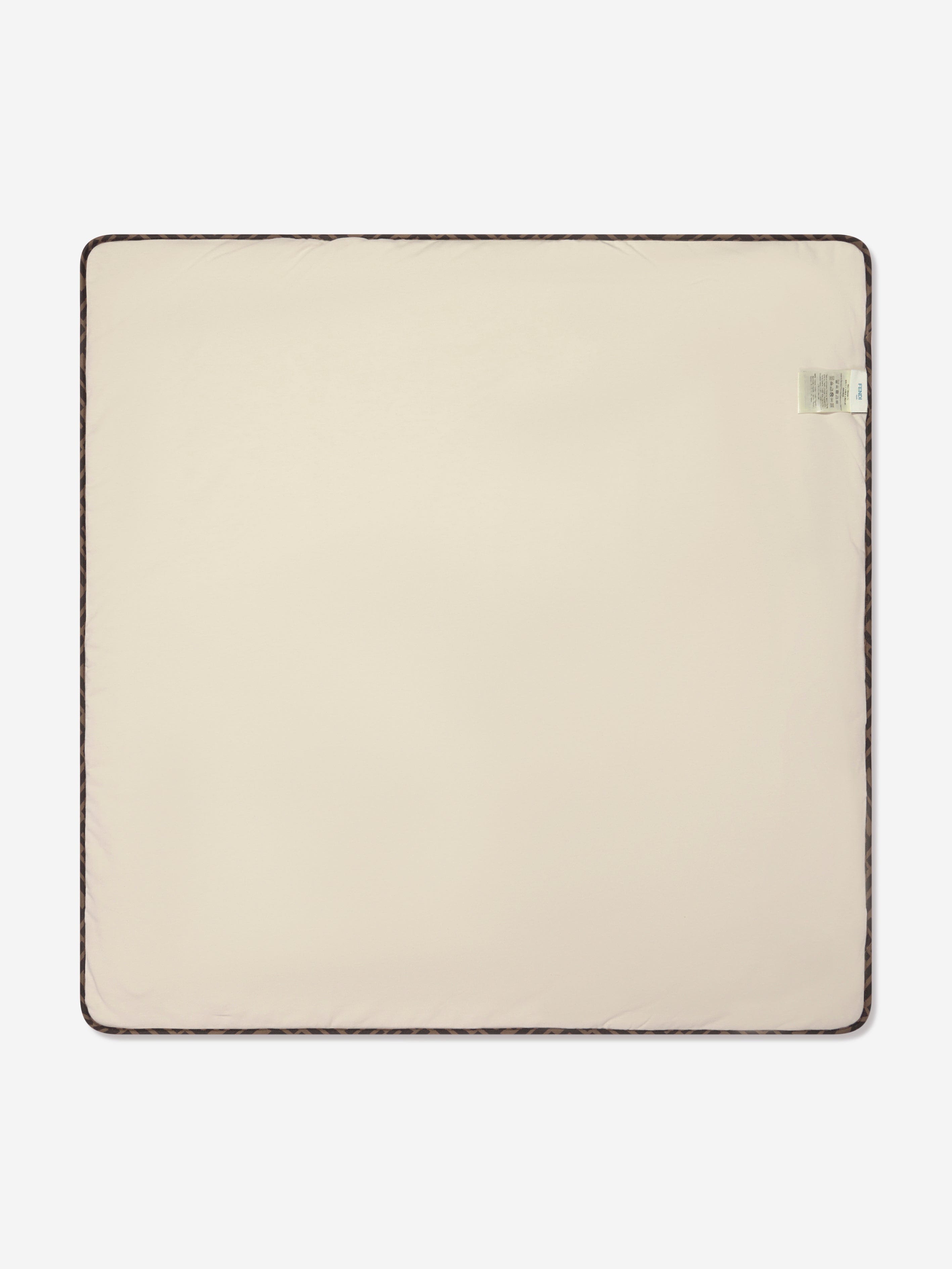 Soft Beige Baby Quilted Cotton Blanket - 80cm (31.5