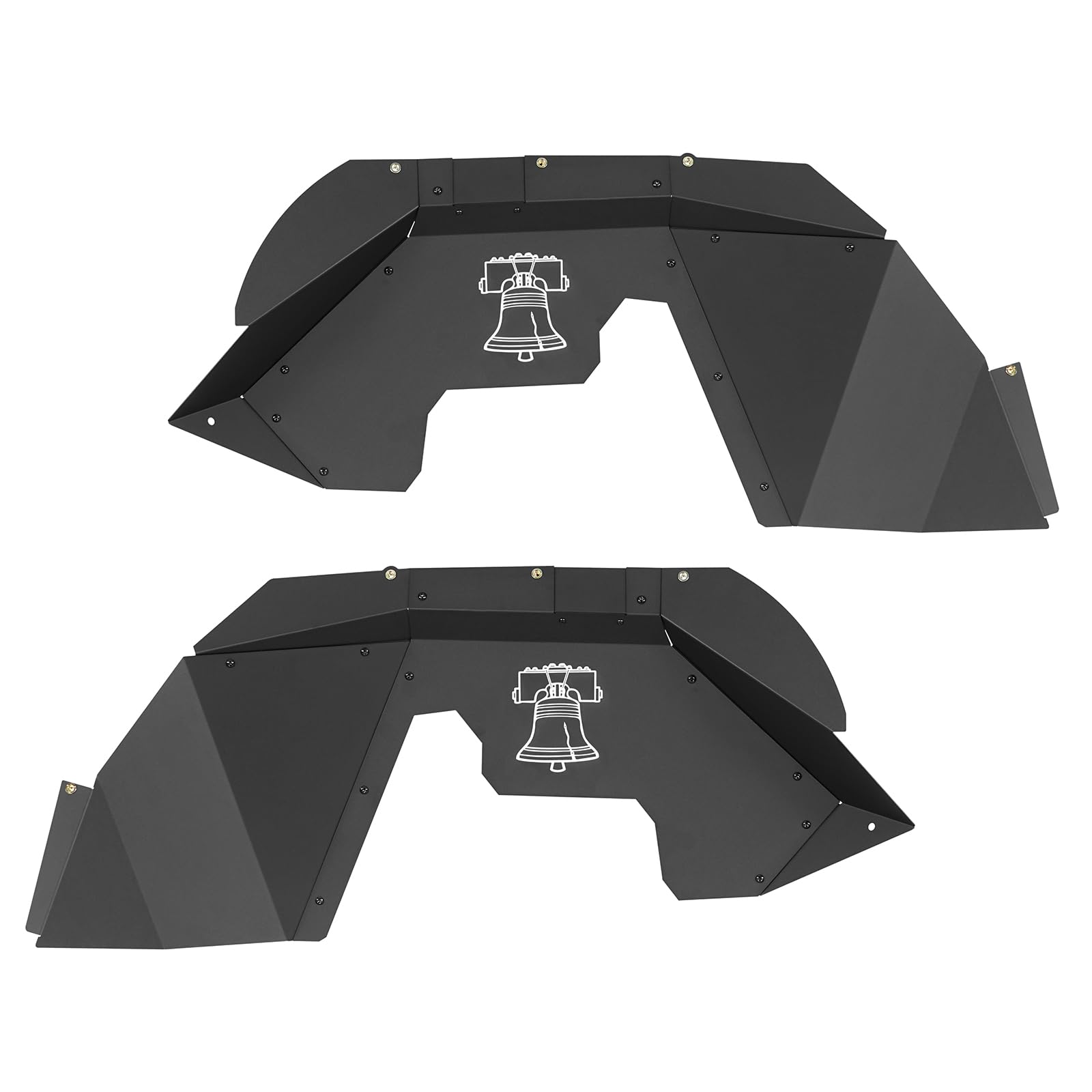 Hooke Road Jeep Wrangler JK Front Inner Fender Liners (2007-2018) - Compatible with Sport, Sahara, Rubicon 2/4 Door Models | Durable Wheel Well Protection for Off-Road & Daily Driving