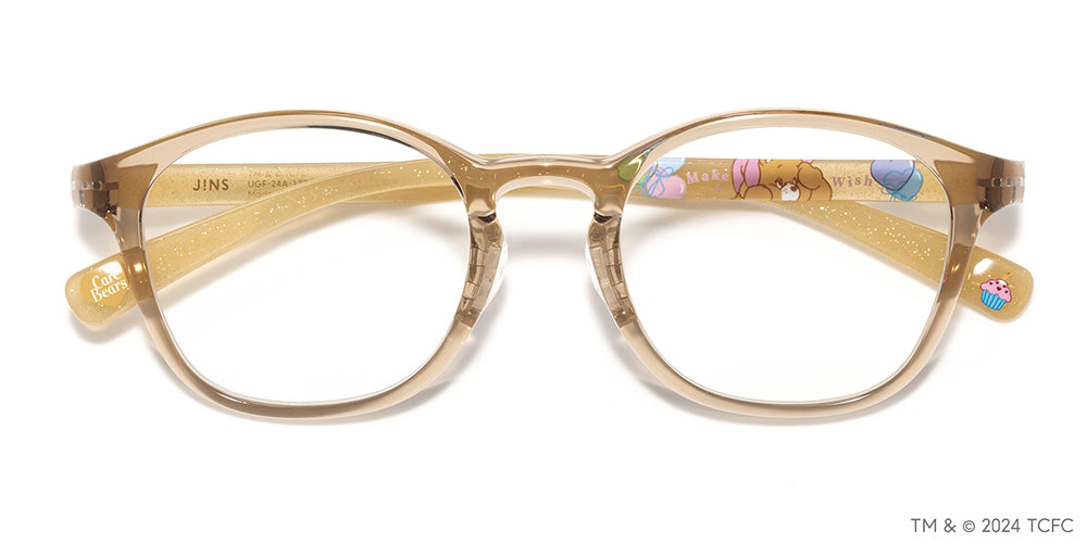 JINS x Care Bears Birthday Bear Glasses - Cute & Stylish Eyewear for Kids & Adults - Perfect for Birthdays, Parties & Everyday Wear