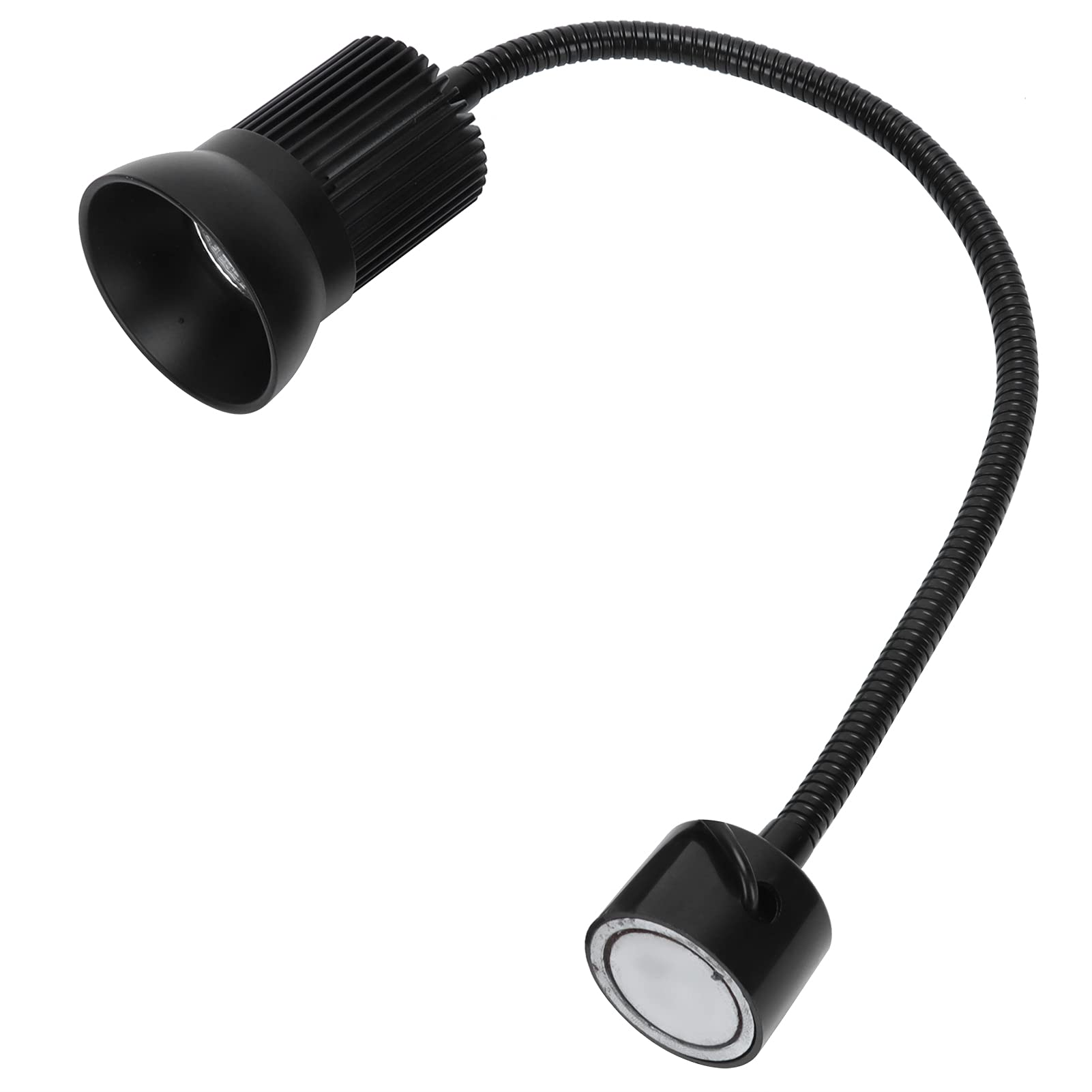 Walfront 7W LED Work Light with Magnetic Base & Flexible Gooseneck - CNC Machine Tool Lighting, Sewing Machine Lamp for Mechanical Processing (US Plug) - Perfect for Workshops, Garages, and DIY Projects