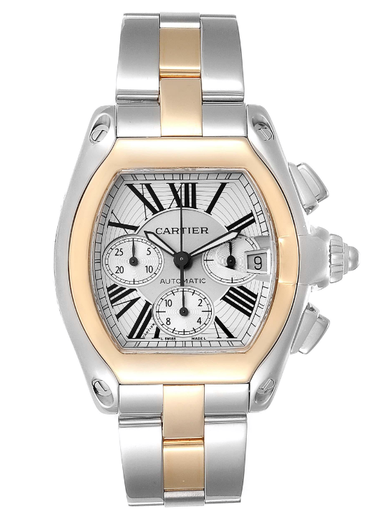 Cartier Roadster 18K Yellow Gold Men's Luxury Watch - Perfect for Business, Formal Events & Special Occasions
