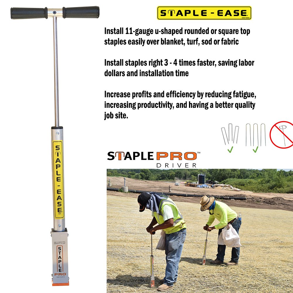 Staple Pro Heavy Duty Staple Gun - Professional Grade Staple Driver for Woodworking, Upholstery, Carpentry & DIY Projects