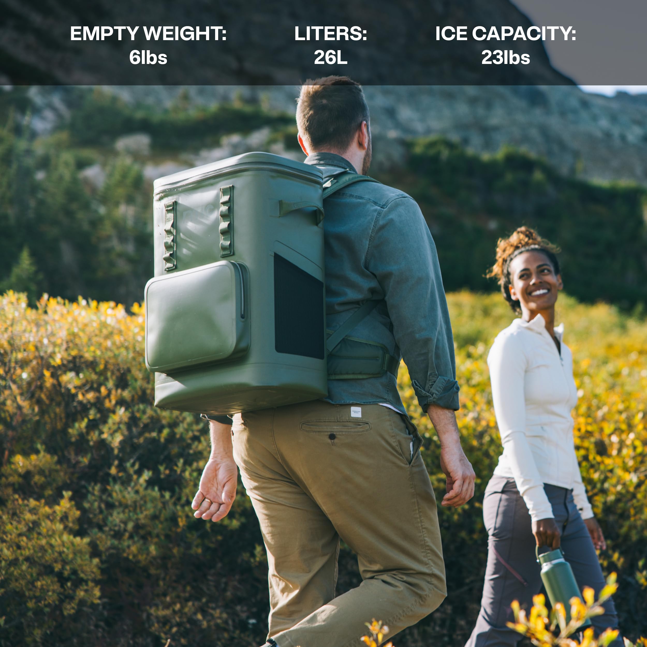 RTIC 48 Can Ultra-Tough Backpack Cooler - Insulated, Waterproof & Leak Proof Portable Cooler Bag for Drinks, Beverages & Lunch - Perfect for Outdoor, Beach, Camping, Picnic, Fishing, Boating & Car Travel