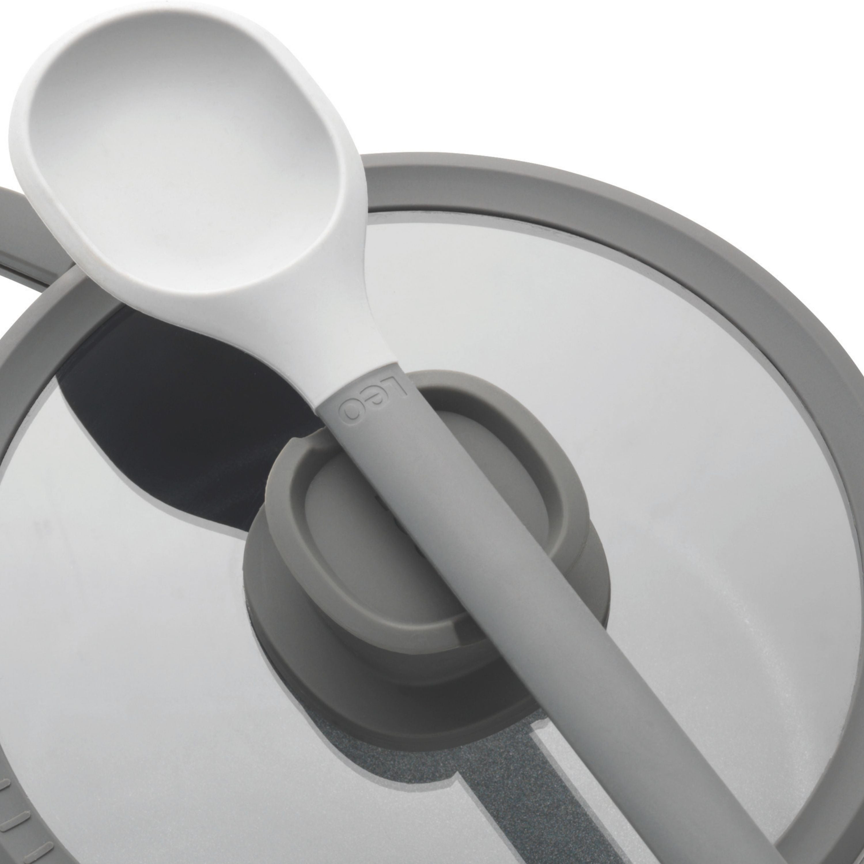 BergHOFF Leo Stone+ Nonstick Ceramic 7-Inch Sauce Pan with Lid | 2.1 Quart Recycled Aluminum Cookware | Perfect for Simmering, Boiling & Sauce Making in Small Kitchens