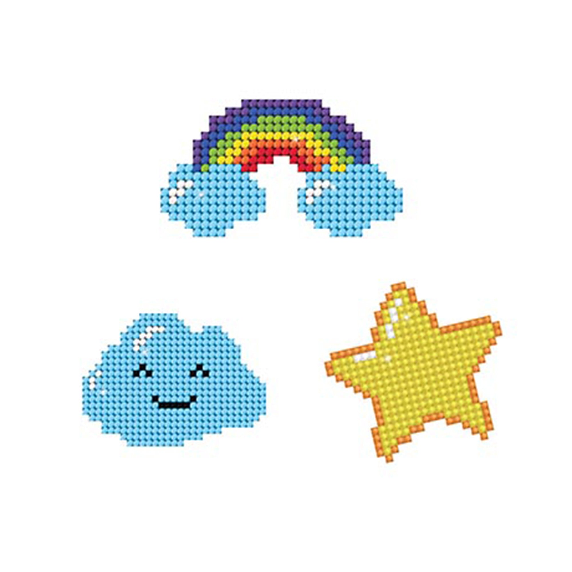 3 Pack DOTZIES Sky Stickers - Waterproof Vinyl Decals for Laptops, Phones, Water Bottles & DIY Crafts - Perfect for Kids Room Decor, Scrapbooking & Personalization