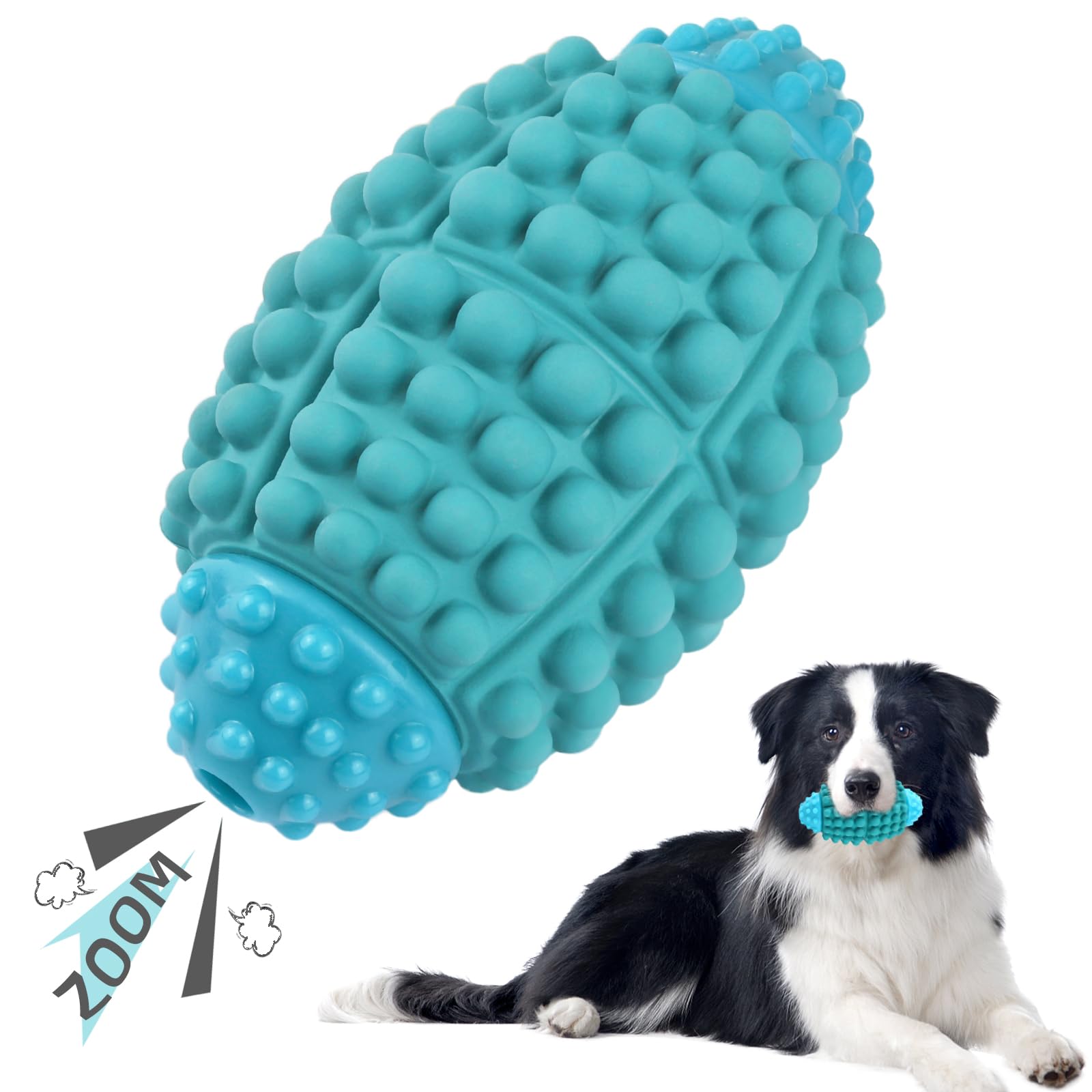 WinTour Durable Dog Chew Toys for Aggressive Chewers - Indestructible Large Breed Dog Toys, Tough Chew Balls & Squeaky Toys for Powerful Jaws - Perfect for Playtime, Training & Anxiety Relief for Big Dogs