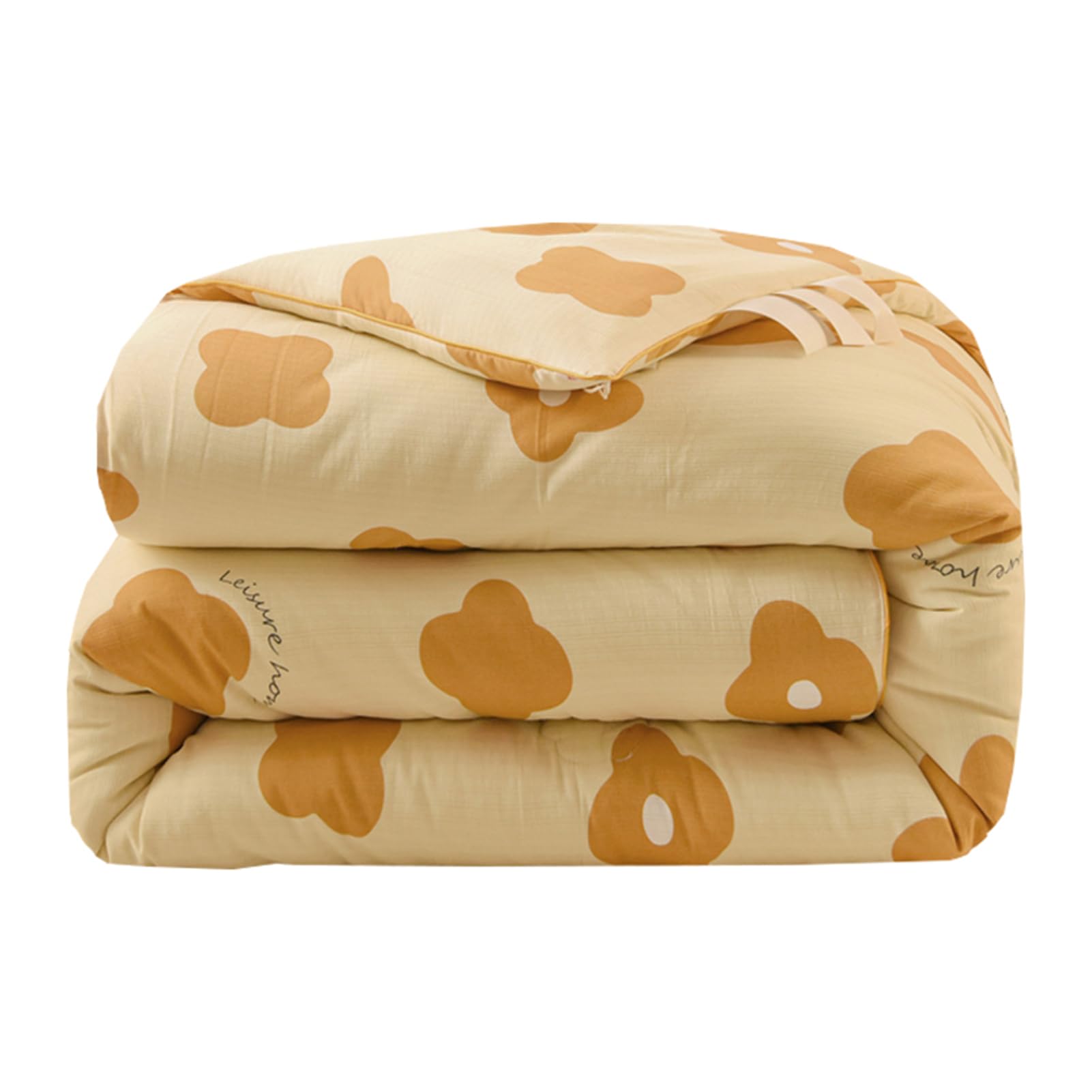 Organic Cotton Quilt - All Season Reversible Winter Comforter with Soy Fiber Filling | Soft & Cozy Bedding for Home, Hotel & Guest Room | Dopamine Design 200x230cm (3kg) | Perfect for Cold Nights & Cozy Decor