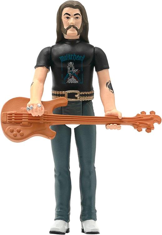 Motorhead ReAction Lemmy Kilmister Action Figure - Collectible Music Memorabilia for Fans & Gift Ideas - Perfect for Display, Gifts & Rock Music Collections