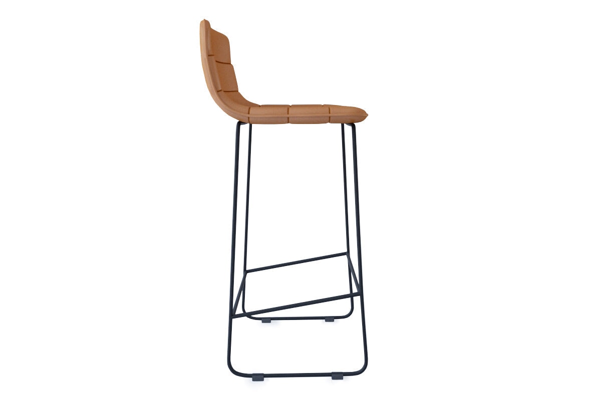 Lark Counter Stool with Sled Base - 28.7 Inch Bar Height Stool for Kitchen Island, Breakfast Bar & Home Decor - Modern Dining Stool with Comfortable Seat Height