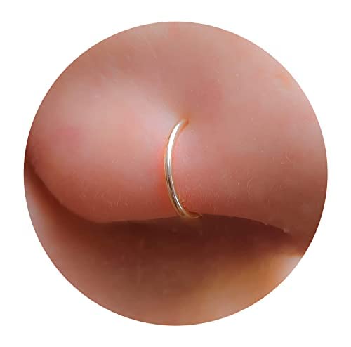 Clip On Fake Nose Ring - No Piercing Needed - 14K Gold Filled Faux Nose Hoop - Perfect for Costume Parties, Halloween & Everyday Fashion Accessories