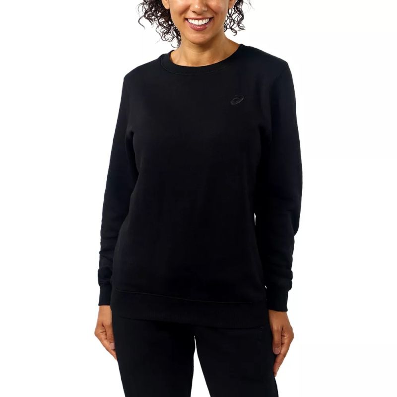 ASICS Women's Fleece Crew Neck Sweatshirt - Soft & Warm Pullover for Casual Wear, Gym, and Outdoor Activities