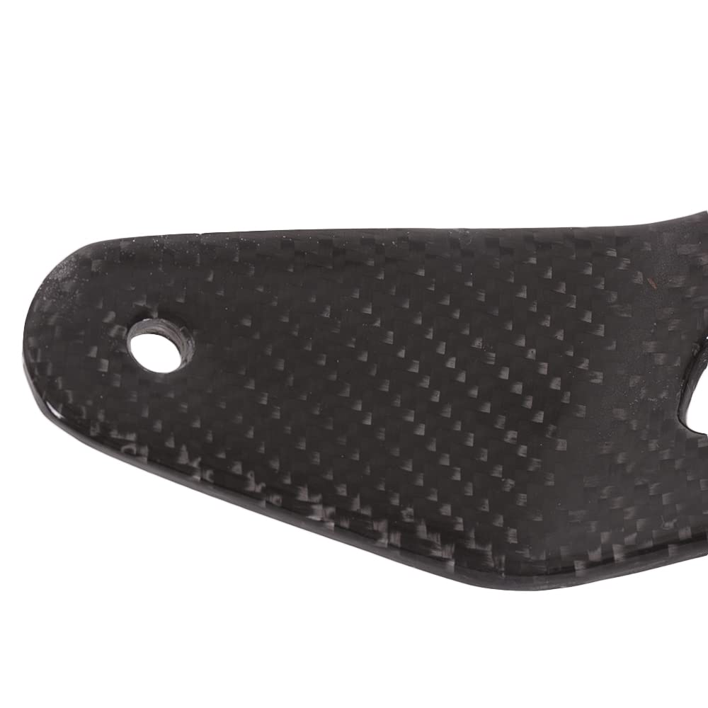 High-Quality Carbon Fiber Motorcycle Exhaust Bracket Hanger - Compatible with Kawasaki Ninja 400 (2018-2023 Models) - Durable Aftermarket Upgrade for Enhanced Performance & Style - Perfect for Street Riding & Track Days