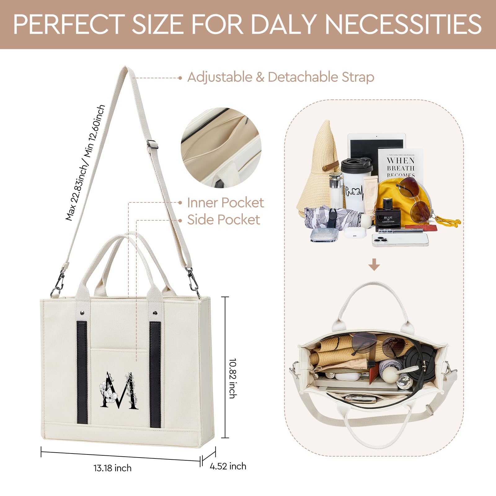 Stylish AW BRIDAL Canvas Tote Bag - Perfect for Weddings, Vacations & Beach Trips | Great Retirement & Birthday Gift for Women | Ideal for Shopping, Travel & Daily Use