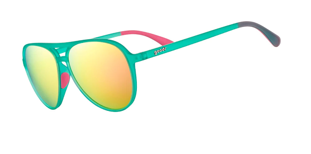 Goodr Mach G Sunglasses - Polarized Sports Sunglasses for Running, Cycling & Outdoor Activities - UV Protection & Lightweight Design for Men & Women