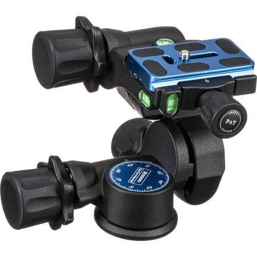 Benro GD3WH Professional Geared Tripod Head for DSLR & Mirrorless Cameras - Perfect for Landscape, Macro & Studio Photography