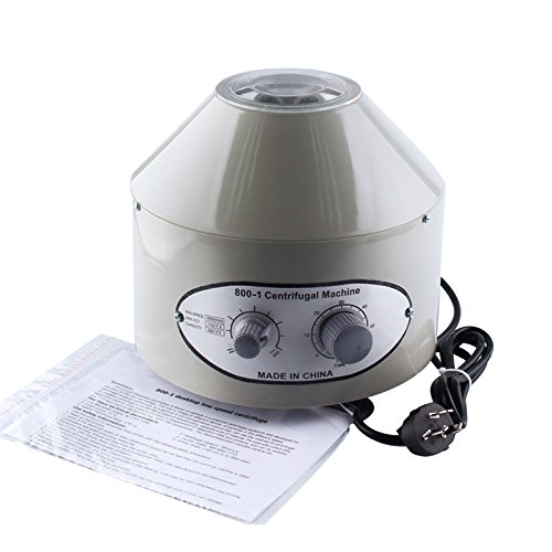 Eleoption 4000 RPM Electric Centrifuge Lab Equipment - 20ml x 6 Tubes, 110V for Medical, Clinical & Research Laboratories | Perfect for Blood Sample Separation, DNA Testing & Scientific Experiments