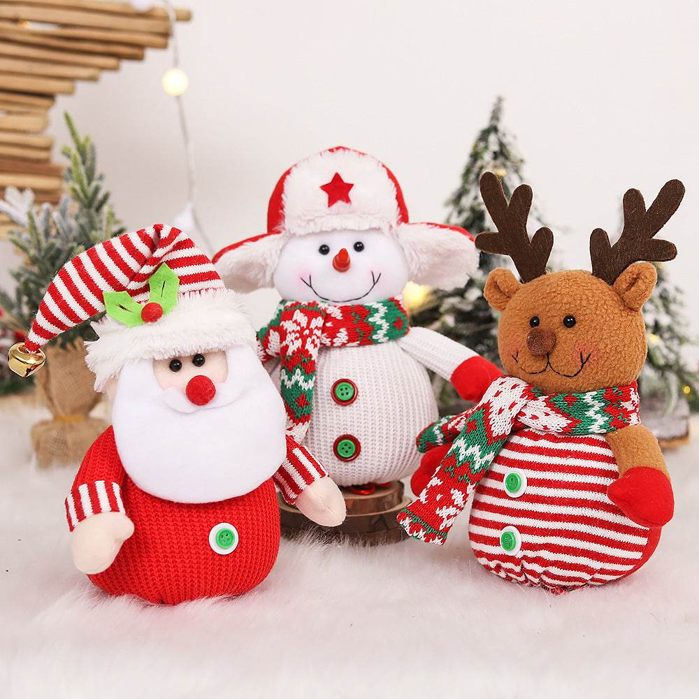 Chonky Christmas Squad Plush Toy - Cute Holiday Stuffed Animals for Kids & Adults - Perfect for Christmas Decorations, Gifts & Cozy Home Decor