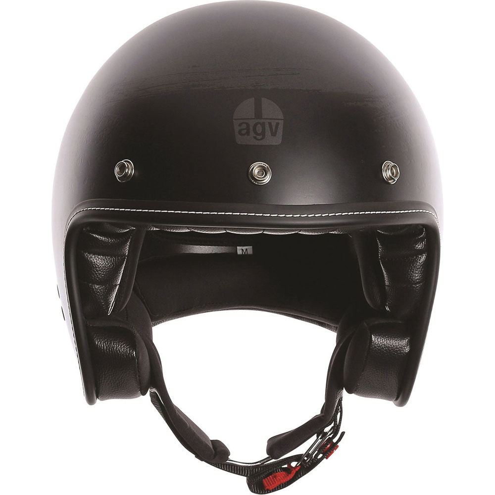 AGV RP60 Full Face Motorcycle Helmet - Matt Black Finish for High-Speed Riding & Racing Protection