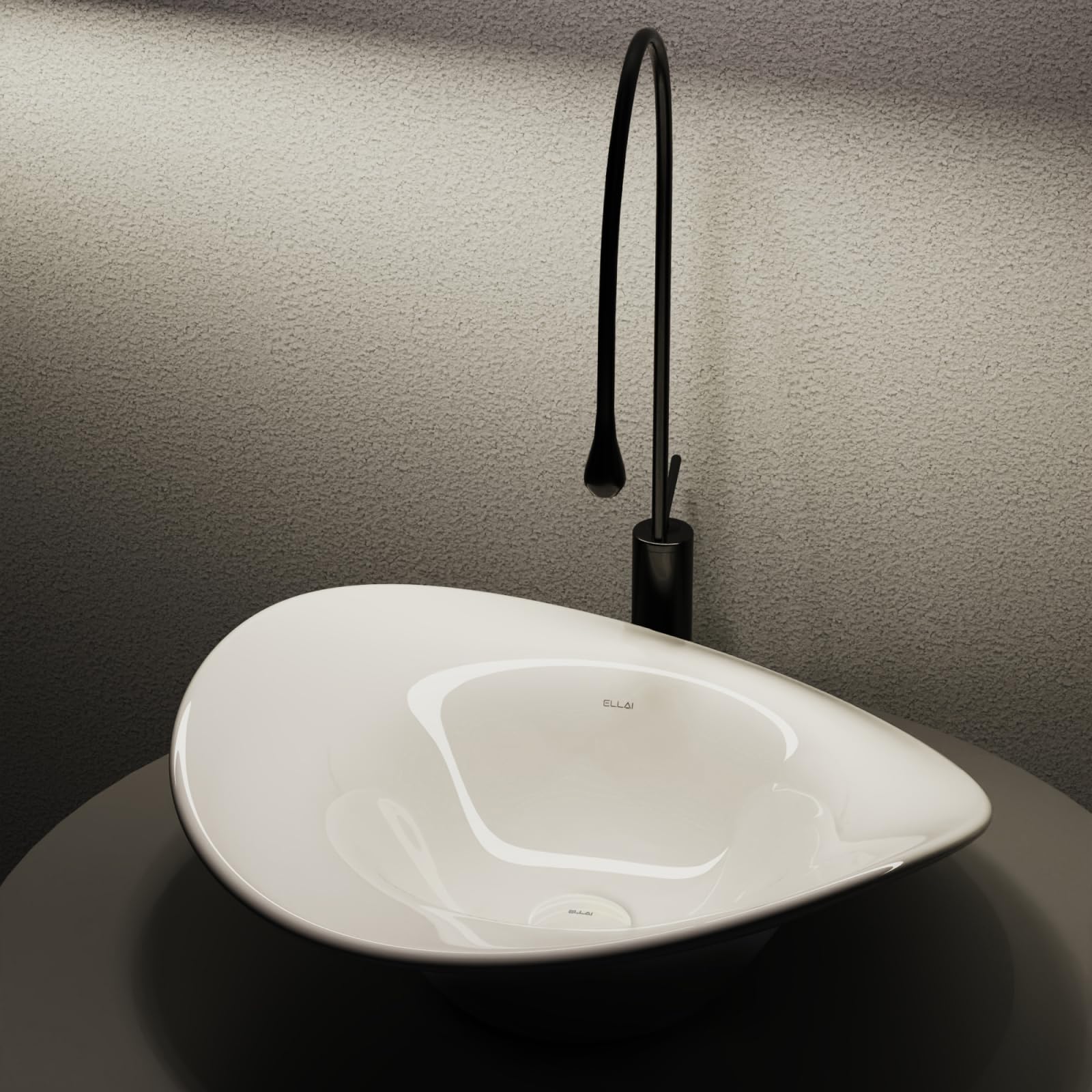 ELLAI Modern Ceramic Bathroom Vessel Sink - 20