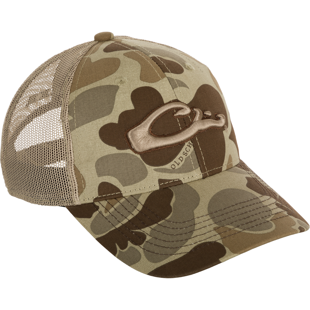 6 Panel Camo Mesh Back Baseball Cap - Adjustable Snapback Hat for Men & Women - Perfect for Outdoor Sports, Hiking, and Casual Wear