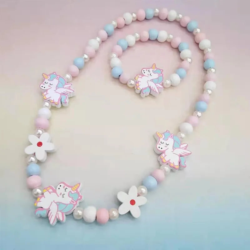 Natural Wood Beads Jewelry for Girls - Handmade Boho Necklaces & Bracelets - Perfect for Everyday Wear, Gifts & Boho Fashion Accessories