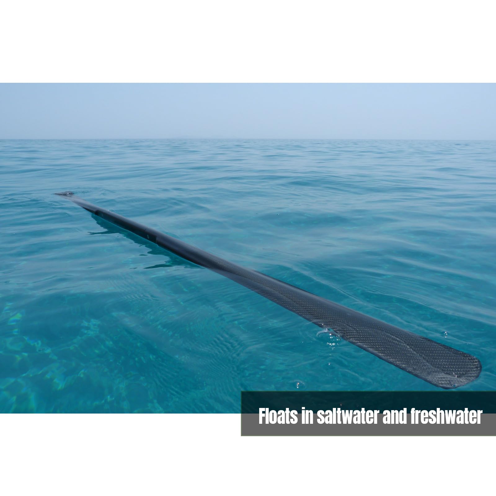 Premium Lightweight Full Carbon Fiber Greenland Kayak Paddle - 2-Piece Design (220cm/86
