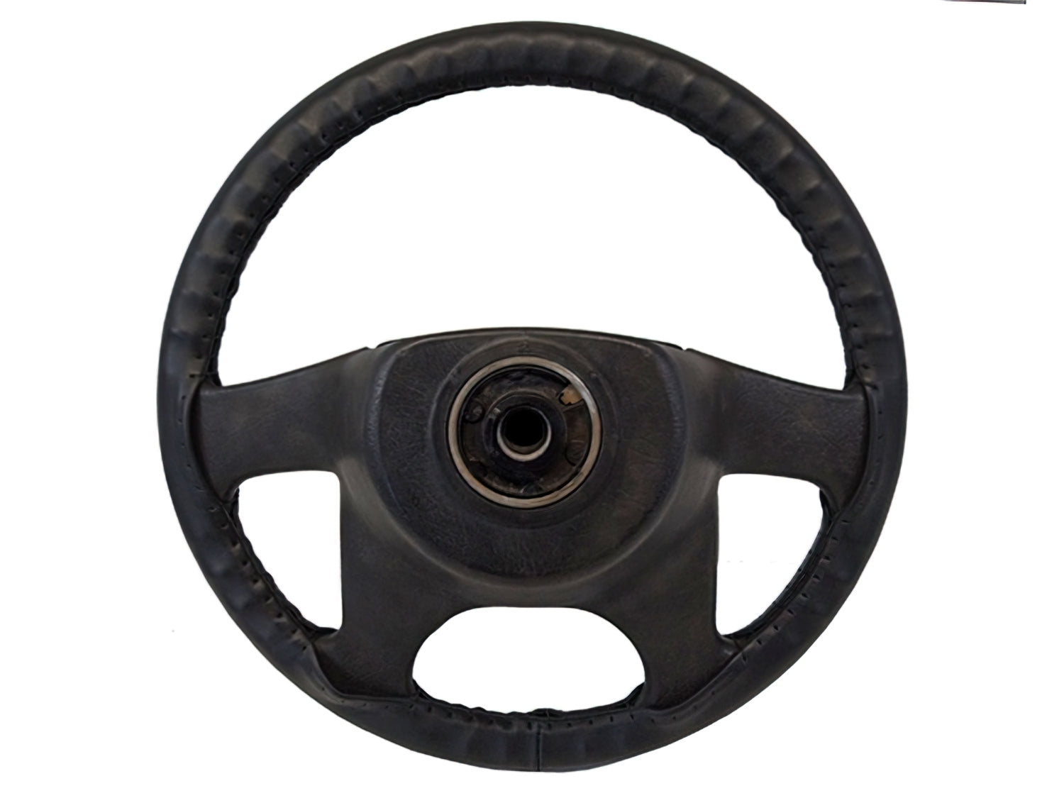 Premium Leather Steering Wheel Cover for VW Late Vanagon & Early Eurovan - Upgrade Your Ride with Comfort & Style - Perfect for Road Trips & Daily Commutes