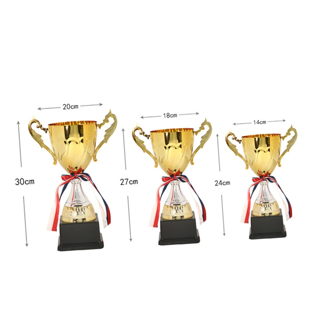 HLUONGTN Mini Sports Trophy for Tennis & Baseball - 30X20Cm - Award for Competitions & Games