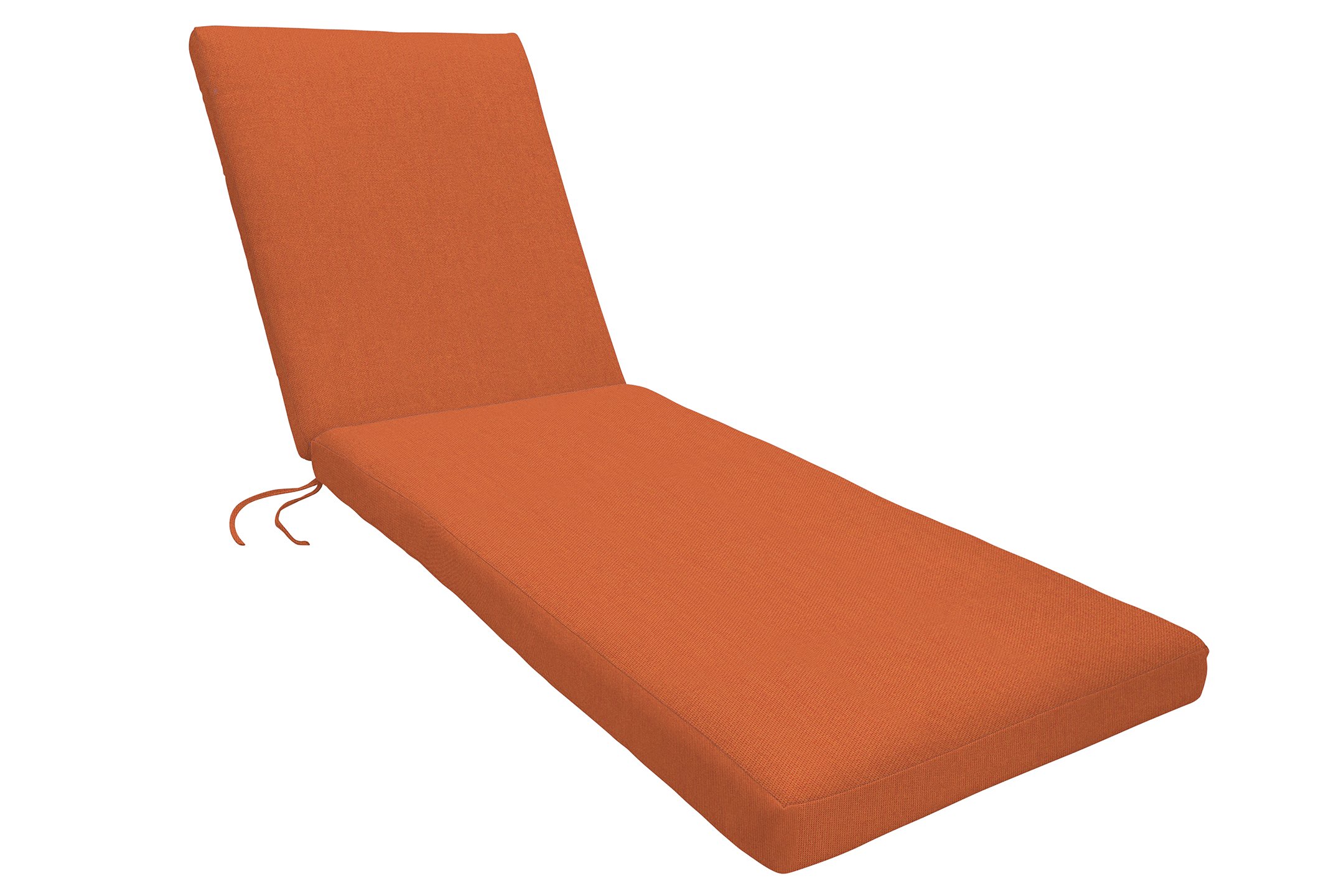 Eddie Bauer Cushion Chair Pad - Knife Edge Design, Spectrum Cayenne Color - Comfortable Seat Cushion for Outdoor Patio, Camping, and Home Office Use