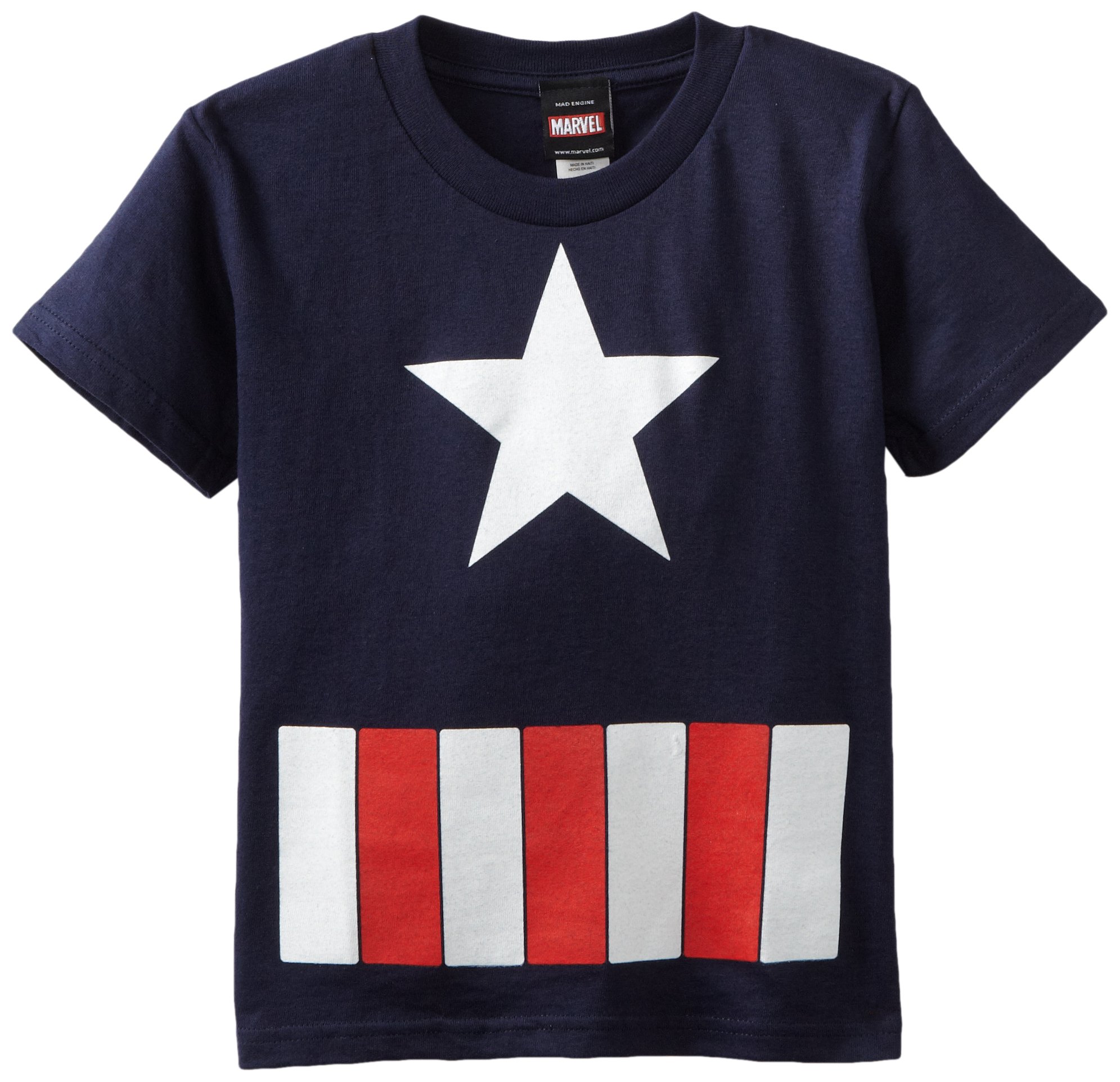 Captain America The Great Star Youth T-Shirt - Marvel Superhero Graphic Tee for Boys & Girls - Perfect for Cosplay, Birthday Gifts & Comic Con Events