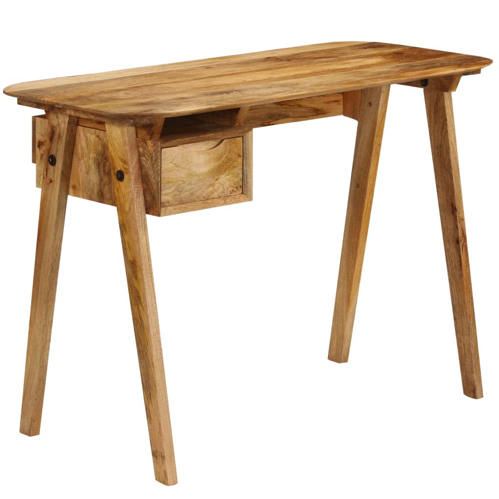 Solid Mango Wood Writing Desk - 43.3