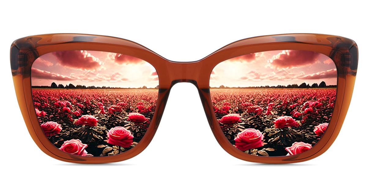 LESA Women's Prescription Sunglasses - UV Protection, Stylish & Comfortable for Driving, Outdoor Activities & Fashion