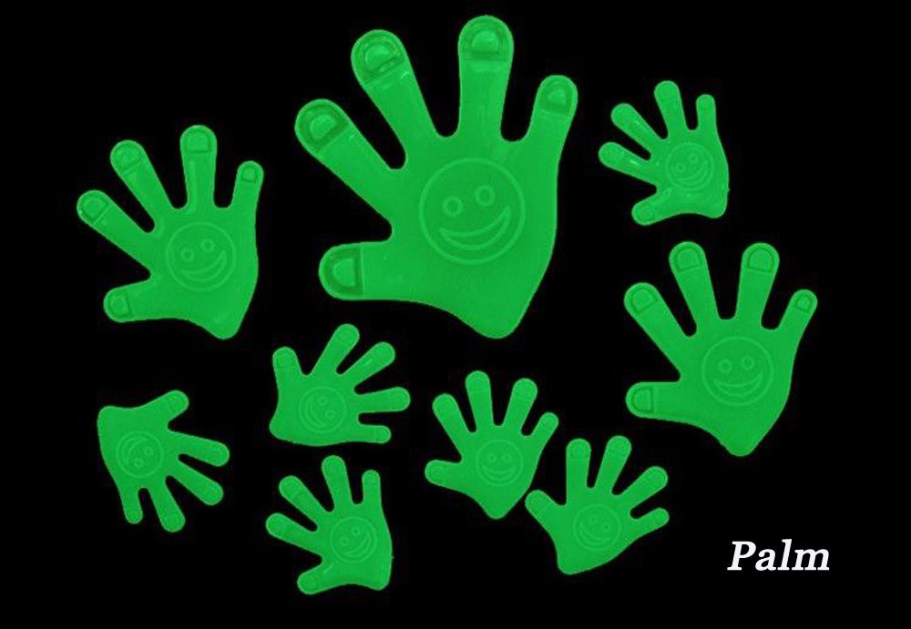 Glow in The Dark Wall Stickers - Removable Fluorescent Palm Tree Decals for Kids Bedroom, Nursery & Playroom - Fun Nighttime Glow Decor for Boys & Girls