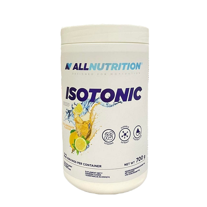 AllNutrition Isotonic Drink Mix - Iced Lemonade Flavor, 700g | Electrolyte Replenishment for Athletes & Hydration Support | Perfect for Workouts, Running & Sports Recovery