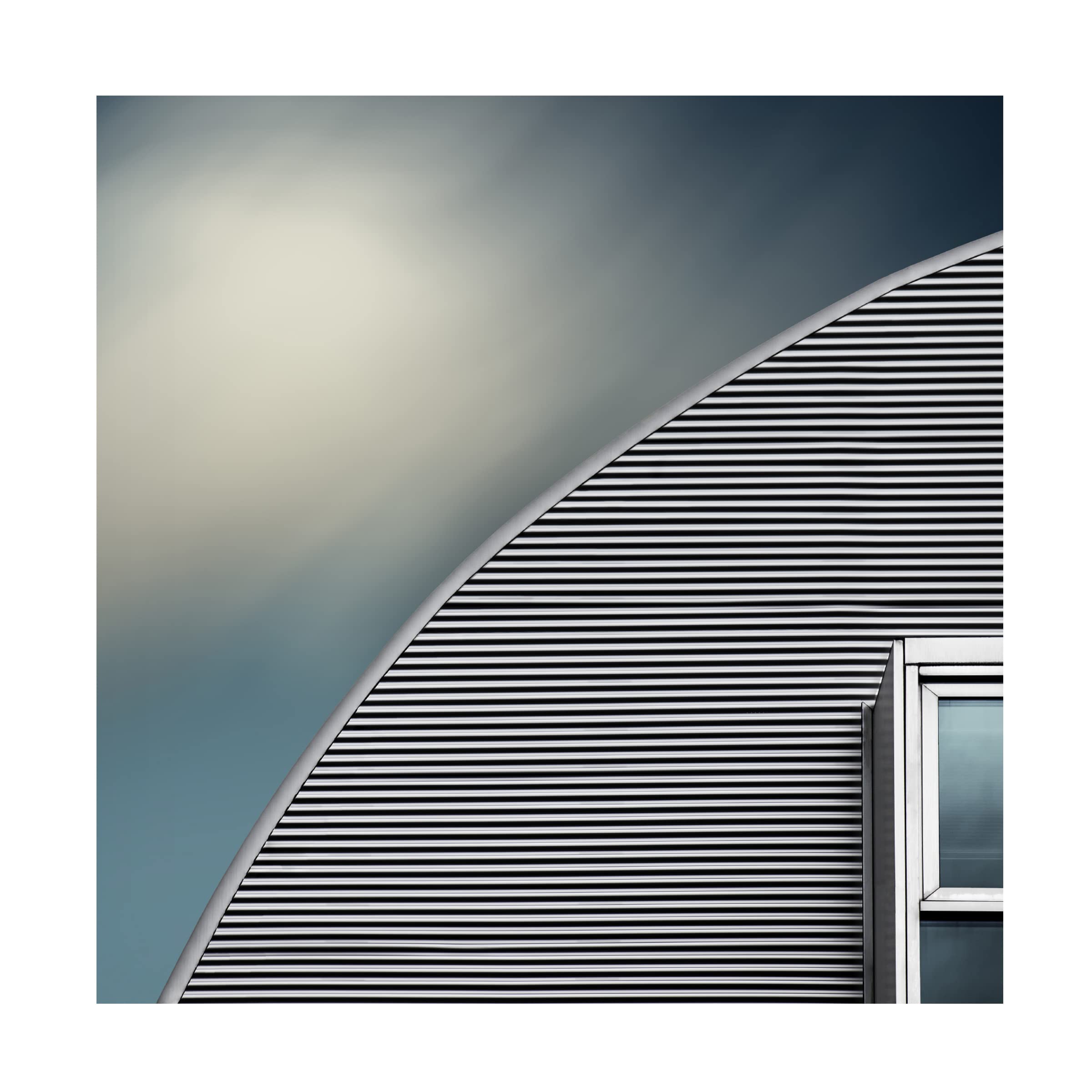 Gilbert Claes 'Rounded Roof' Canvas Wall Art Print - Modern Abstract Home Decor for Living Room, Bedroom & Office - Trademark Fine Art Collection