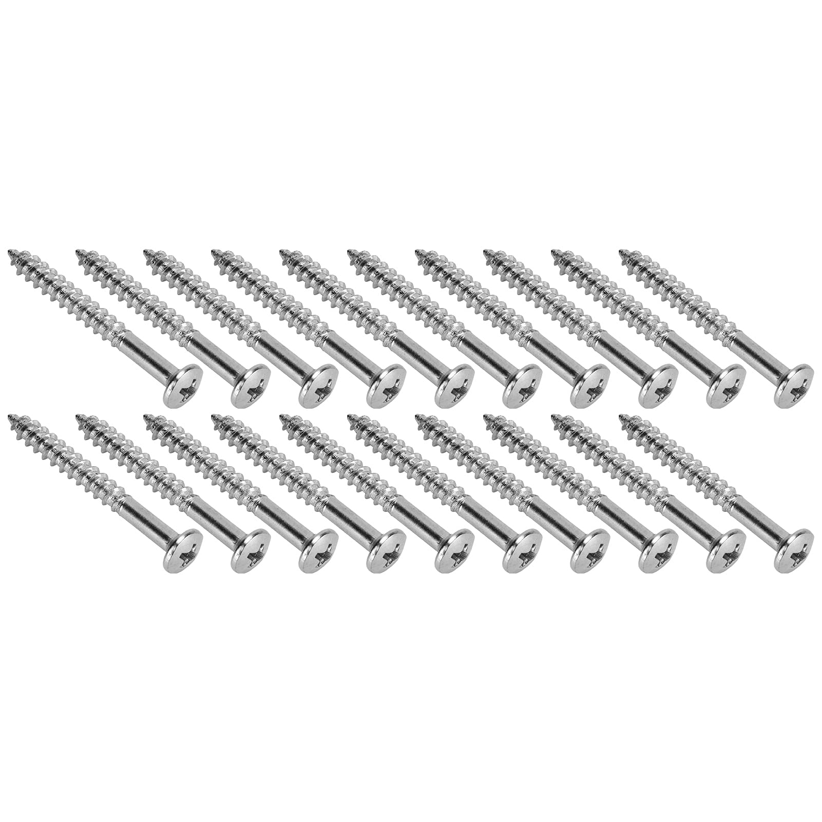 Premium Electric Guitar Screws & Hardware Kit - Silver (10-Pack) for Guitar Maintenance, Repair & Custom Modifications | Perfect for DIY Guitar Upgrades & Professional Luthier Work
