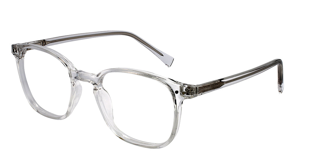 Trendy Low Profile Reading Glasses GTR 9065 - Clear Lightweight Frames for Women & Men - Perfect for Reading, Computer Use & Office Work