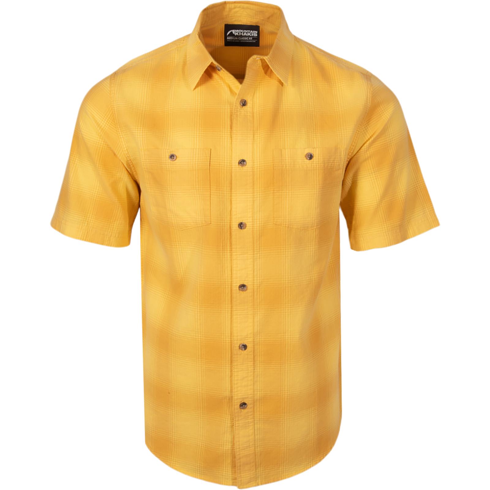 Cyrus Men's Short Sleeve Woven Casual Shirt - Breathable Summer Button Down Top for Outdoor Activities & Business Casual Wear