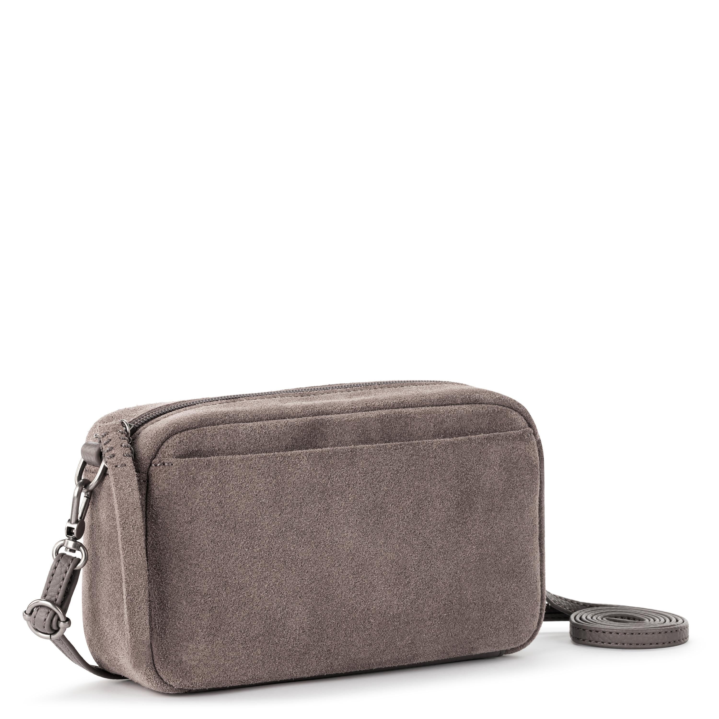 Premium Cora Smartphone Crossbody Bag - Genuine Leather & Mushroom Suede for Women - Perfect for Work, Travel & Everyday Use