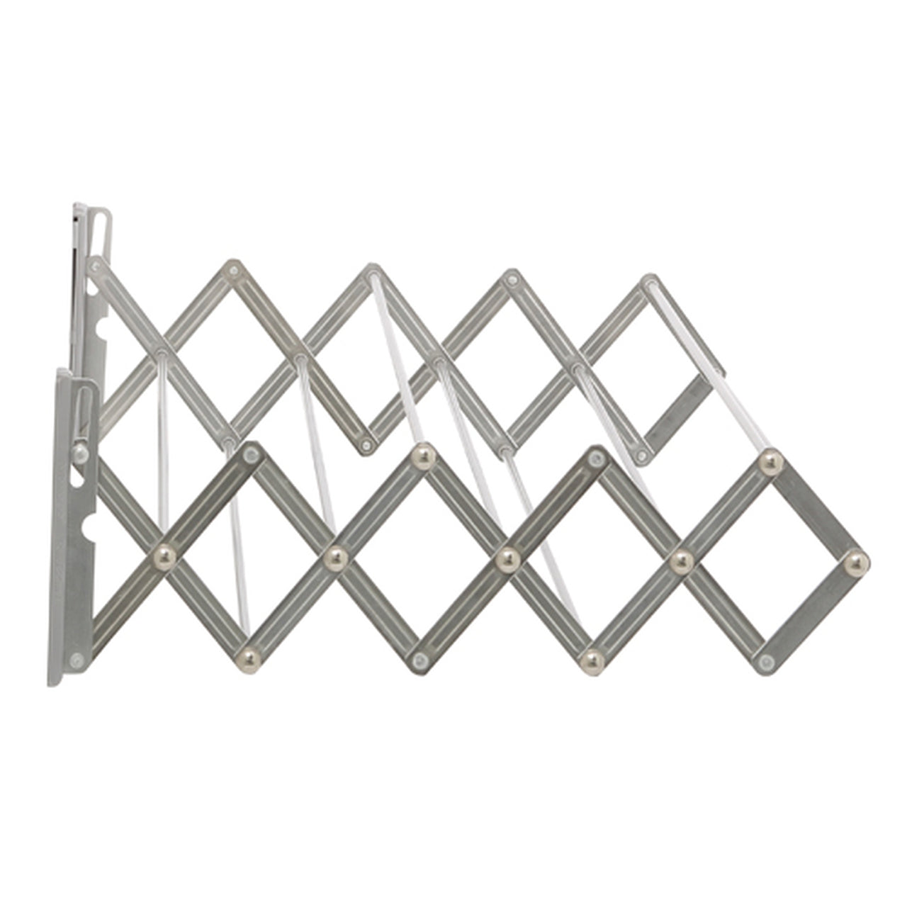 Smart Platinum Clothes Drying Rack - Adjustable Size for Laundry Room, Balcony & Small Spaces - Foldable & Space Saving Design
