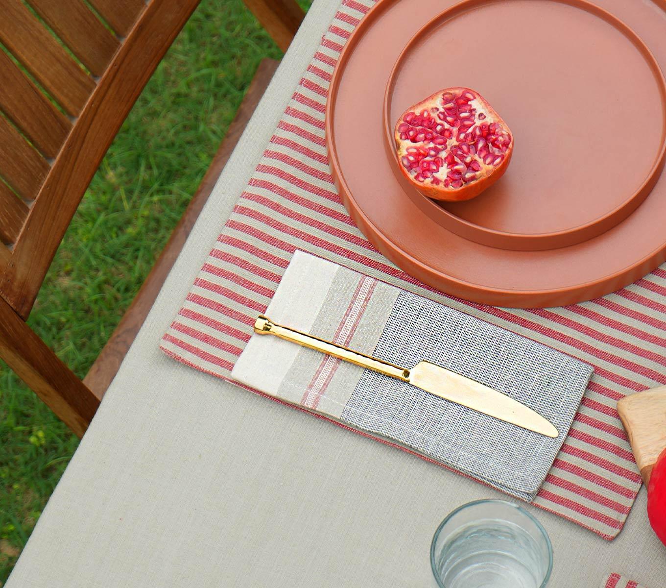 Premium Cocktail Napkins Set of 4 - 100% Cotton Absorbent Drink Coasters for Parties, Weddings & Home Bar Use