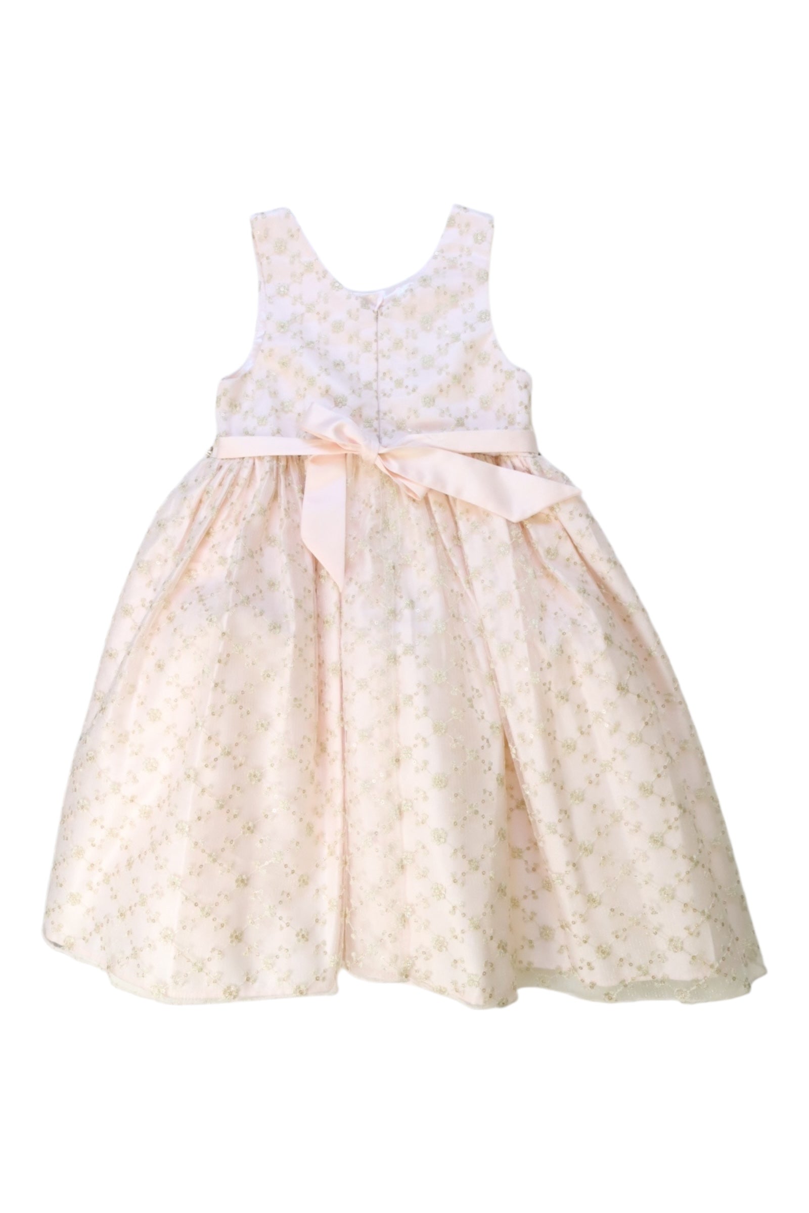 American Princess Lace Sleeveless Dress for Girls Size 6-7 Years - Perfect for Birthday Parties, Weddings & Special Occasions