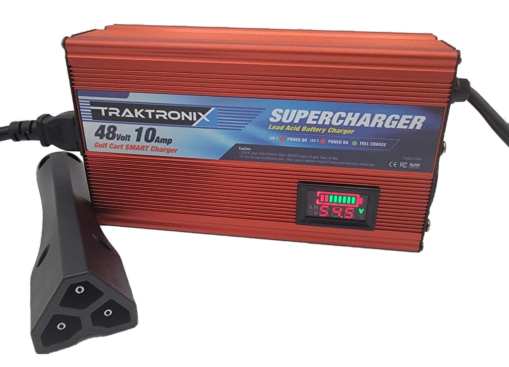 48V EZGO RXV & TXT Golf Cart Battery Charger - Supercharger for Fast Charging | Perfect for Golf Courses, Resorts & Home Use
