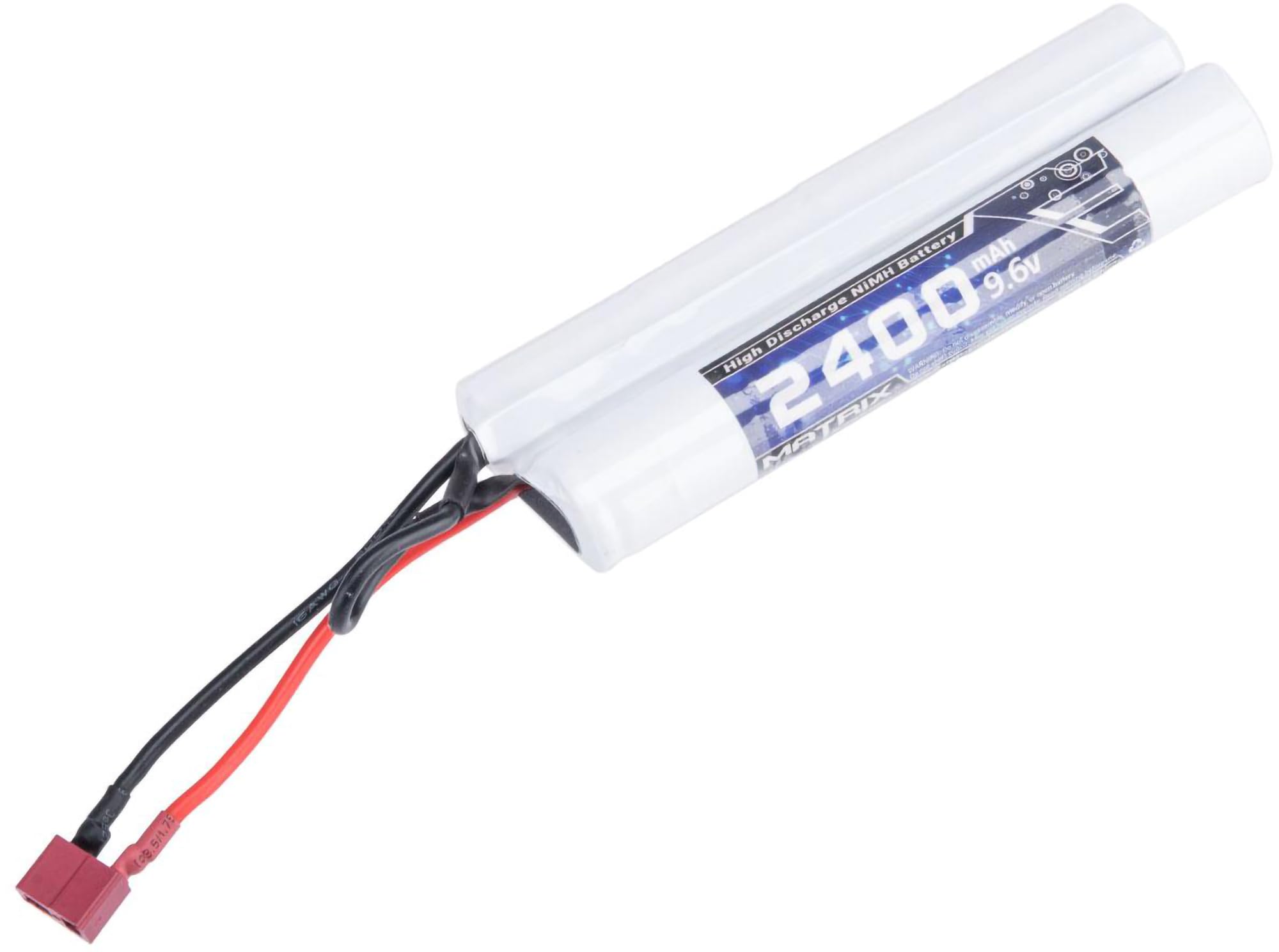 Matrix High Output Nunchuck Type Airsoft NiMH Battery for AEG Rifles - Long Lasting Power for Airsoft Games & Training