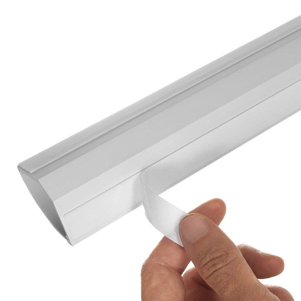 Electriduct Small Corner Duct Cable Raceway (1075 Series) - 5 Feet White PVC Wire Management - 20 Pack for Home & Office Cable Organization - Perfect for TVs, Computers & Networking