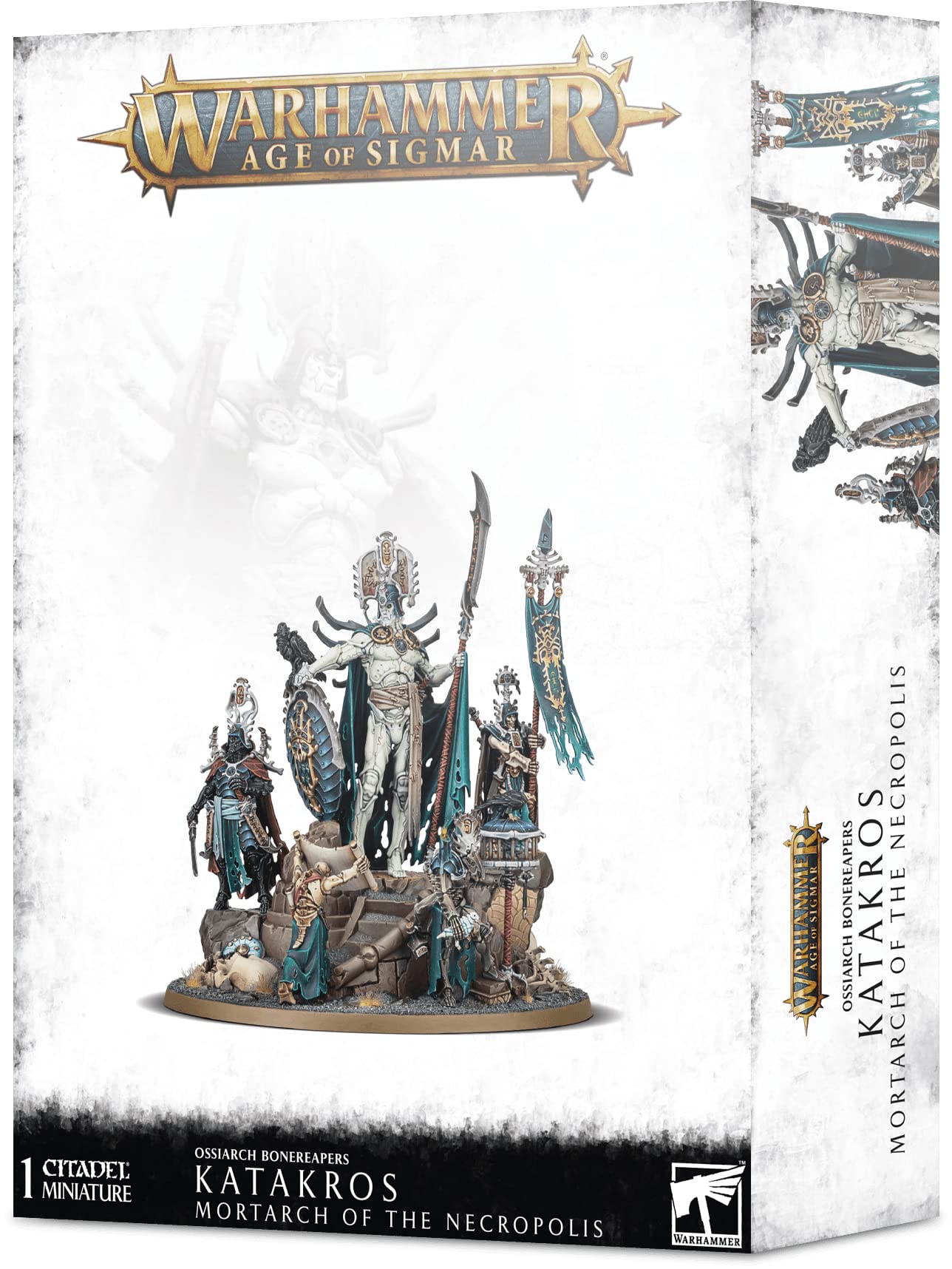 Warhammer Age of Sigmar Katakros Mortarch of The Necropolis Miniature - Games Workshop Official Tabletop Wargaming Model for Collectors & Strategy Game Enthusiasts - Perfect for Battles, Painting & Display
